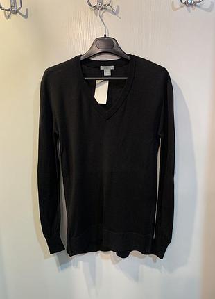 Жіночий чорний джемпер h&m, розмір xs