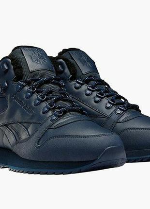 Утеплені кросівки reebok classic leather mid ripple mu