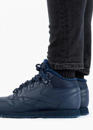 Утеплені черевики кросівки reebok classic leather mid ripple mu2 фото