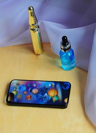 3d бампер чохол для смартфона мобільного телефону iphone айфона 5 5s планети галактики космос