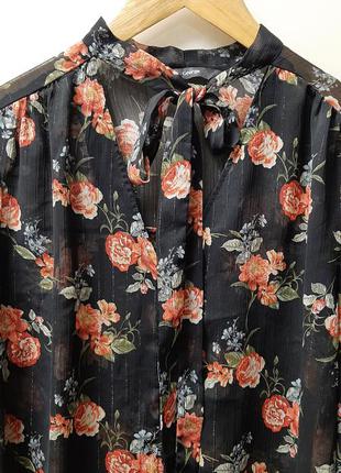 Блуза рубашка в цветочный принт 🌹6 фото