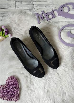 Туфлі жіночі belletta чорні замшеві