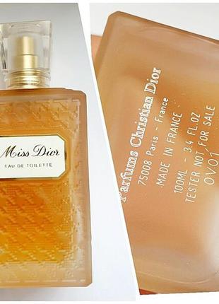 Dior miss dior eau de toilette originale туалетна вода 100 ml