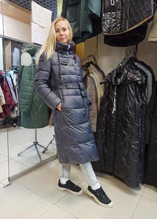 Нова колекція clasna, зимова куртка пальто-пуховик3 фото