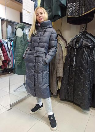 Нова колекція clasna, зимова куртка пальто-пуховик2 фото