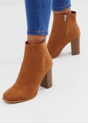 Asos design ботинки осенние демисезонные весенние замшевые