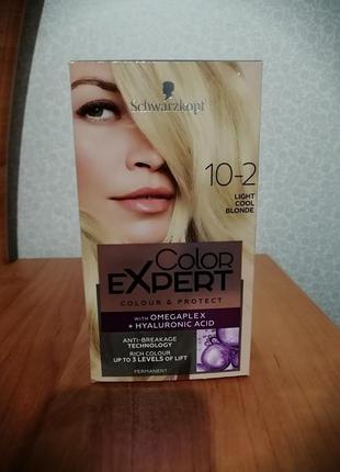 Фарба для волосся schwarzkopf color expert 10.2