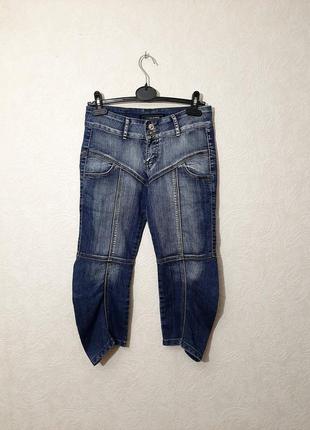 Xu&dong стильні укорочені джинси бриджі капрі сині літо стрейч-котон на хлопця підліткові 12-16років