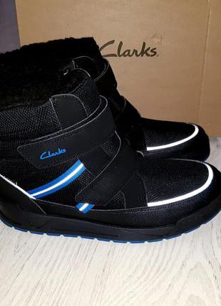 Зимние мембранные ботинки clarks 37,38р.