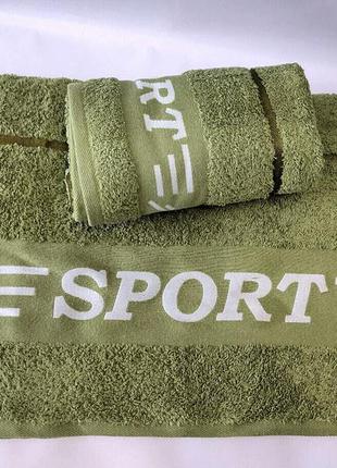 Махровое полотенце vip cotton cestepe sport , 100% хлопок, турция.2 фото