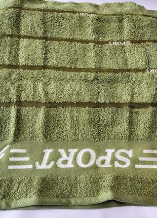 Махровое полотенце vip cotton cestepe sport , 100% хлопок, турция.3 фото