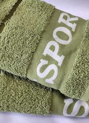 Махровое полотенце vip cotton cestepe sport , 100% хлопок, турция.4 фото