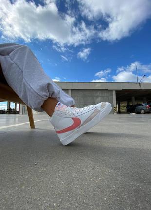 Nike blazer, жіночі високі кросівки найк