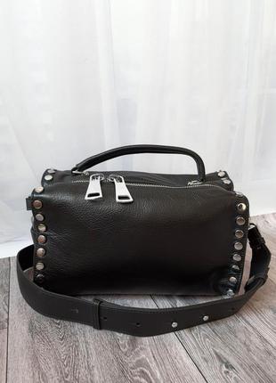 🔥polina & eiterou🔥женская сумка, кожанная женская сумка, черная женская сумка5 фото