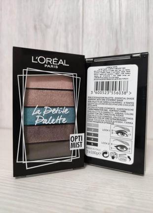 Тіні для повік l'oreal paris optimist палетка 5 штук до 06.23