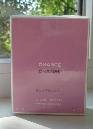 Скидка! chanel chance eau tendre 100 мл шанель шанс женские духи