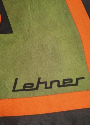 Яскравий вінтажний шовковий хустку lehner3 фото