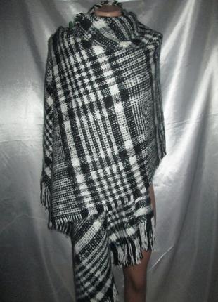 Палантин, шарф, теплый, шикарный, большой.