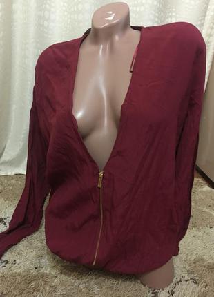 Шикарная блуза на молнии yessica c&a