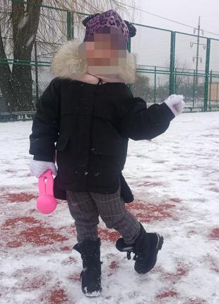 Пуховик для дівчинки