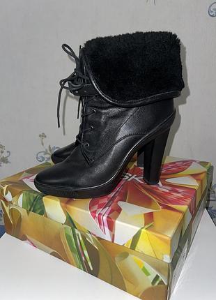 Ботильоны braska 39p. кожа