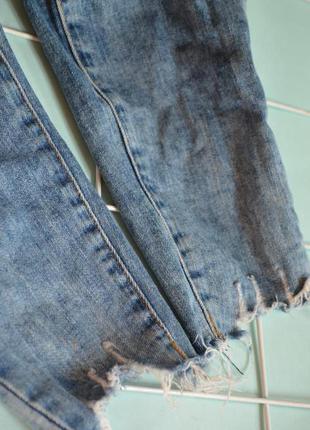 Сині джинси скінні розмір s, m бренд denim co4 фото