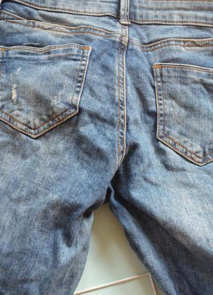 Синие джинсы скинни размер s, m бренд denim co2 фото