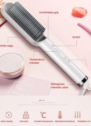 Расческа-выпрямитель для волос с турмалиновым покрытием hair straightener