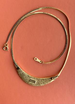 Колье avon винтаж цвет золото цепочка