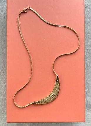 Колье avon винтаж цвет золото цепочка
