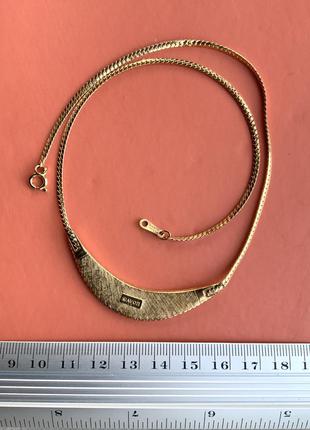 Колье avon винтаж цвет золото цепочка