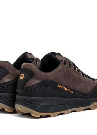 Мужские кроссовки из натуральной кожи merrell8 фото