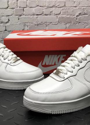 Кросівки nike air force white fur winter кроссовки6 фото