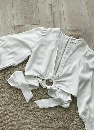 Біла блузка vera&lucy