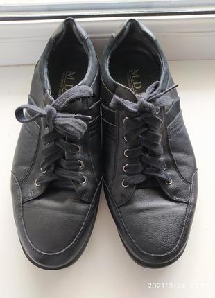 Черные мужские туфли m.d.h2 фото