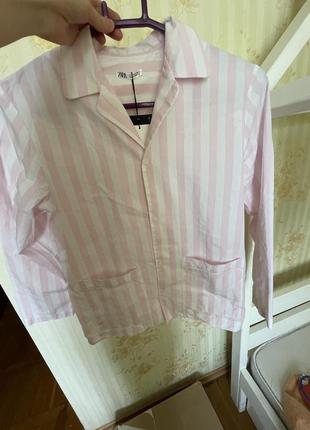 Пижама рубашка zara размер s2 фото