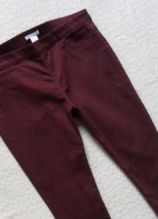 Стильные джинсы джеггинсы скинни марсала h&m, 14-16 размер2 фото