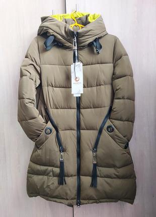 Новий пуховик куртка-пальто р. 38-40 (m-l)