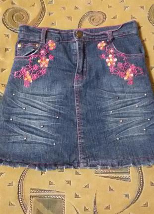 Стильна джинсова спідничка