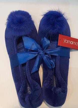 Ультрастильные кімнатні балетки, yamamay, італія ,39-40