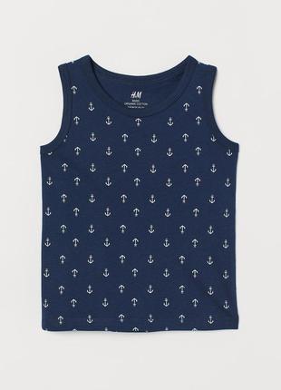 Майки жіночі для хлопчиків h&m якорі