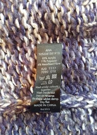Удлиненный теплый свитер платье туника george  размер 10-125 фото
