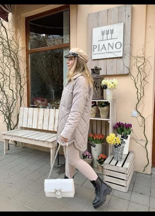 Тренд 2021-2022 куртка рубашка женская стеганая