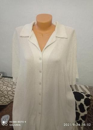 Стильна сорочка великого розміру