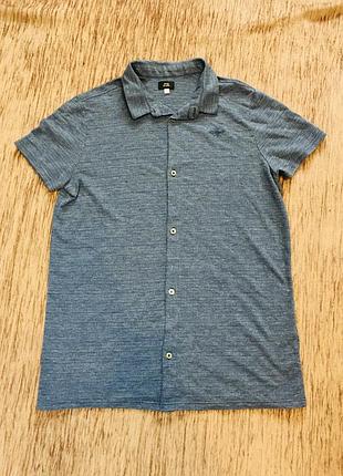 Рубашка для мальчика синяя  raver island