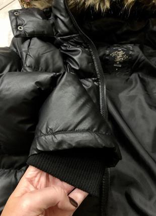 Базовая куртка с эко кожи/ водонепроницаемая от house6 фото