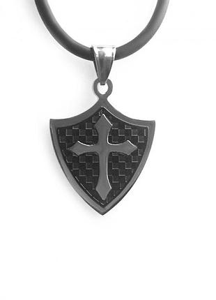 Подвеска steel story из медицинской стали 316l на каучуке (пс-1361)