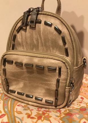 Новый mini рюкзак трансформер/ экокожа1 фото