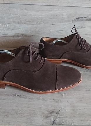 Туфли russell&bromley 43-44 р натуральный замш рассел бромли 29 см
