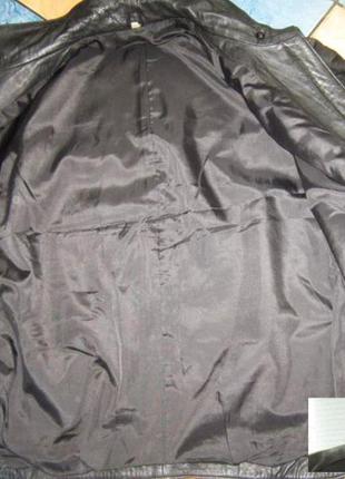Большая женская кожаная куртка echtes leather. германия. лот 10234 фото
